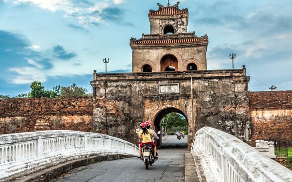 Imperial Palace gate, Hue, Vietnam