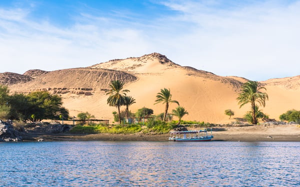 Sand dune near Aswan