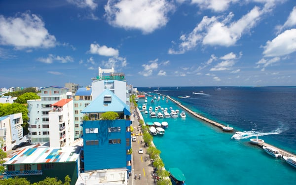Boats in Malé, Maldives