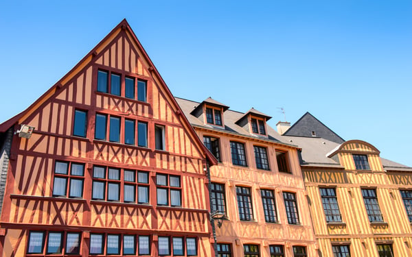 Joan d'Arc Square in Rouen, France