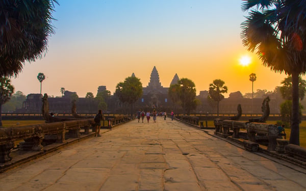 Sunrise over Angkor Wat, Cambodia