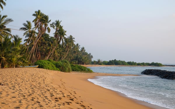 Kalutara beach near Hambantota, Sri Lanka