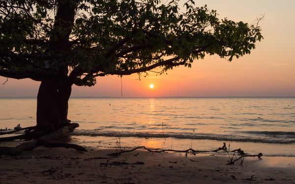 Sunset in Alter do Chao, Brazil