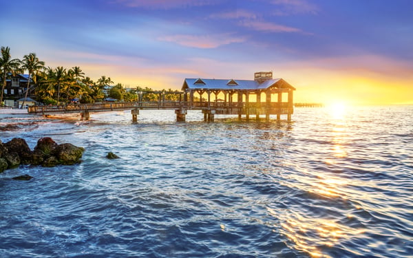 Pier in Key West, Florida