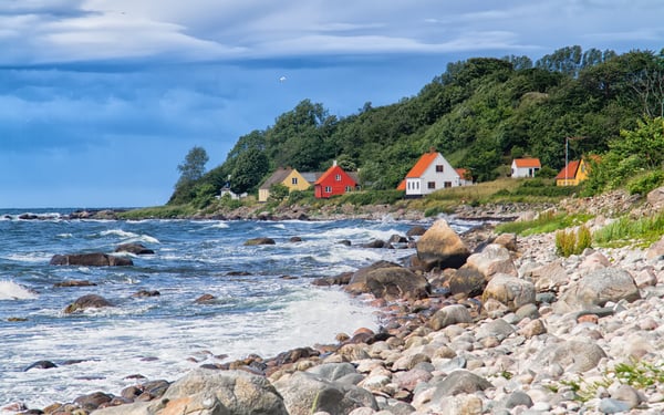 Houses in Bornholm, Denmark