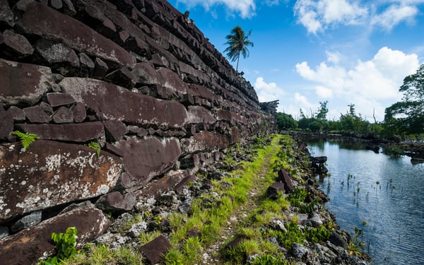 Nan Madol ruined city, Pohnpei, Micronesia