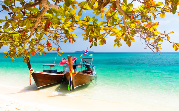 Long tail boats, Phuket, Thailand