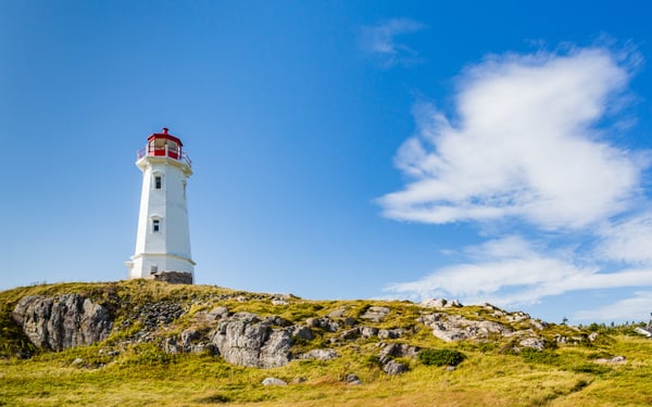 Lighthouse near Sydney, Cape Breton