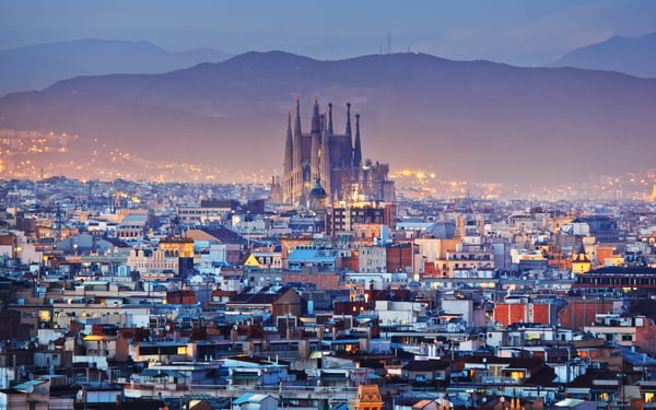 View of La Sagrada Familia, Barcelona