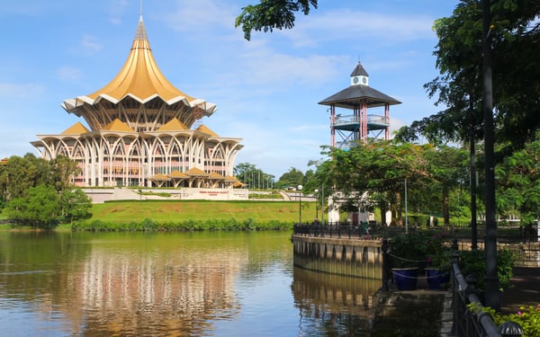 Kuching waterfront, Sarawak, Malaysia
