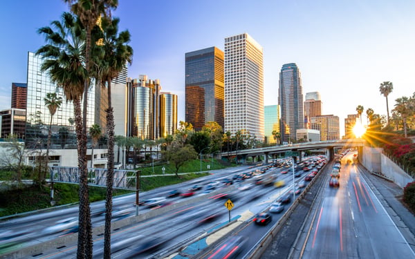 Freeway in Los Angeles
