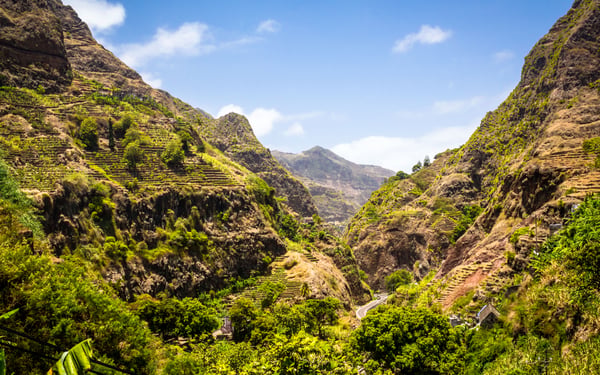 Hills in Santo Antao, Cape Verde