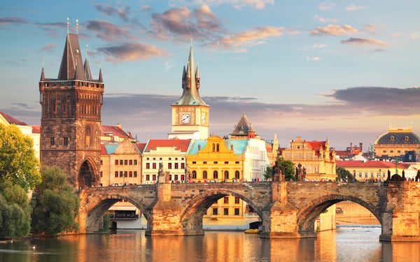 Charles Bridge in Prague, Czech Republic