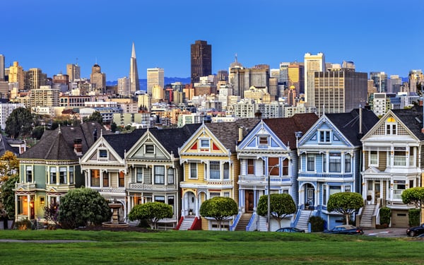 View of San Francisco from Alamo Square
