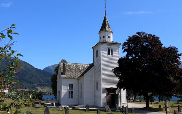 Church in Ulvik, Norway
