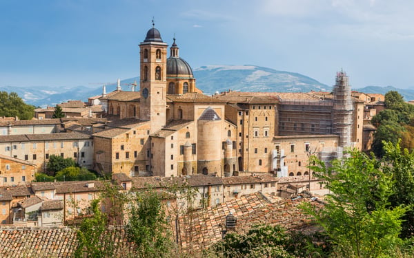 Castle in Urbino, Italy