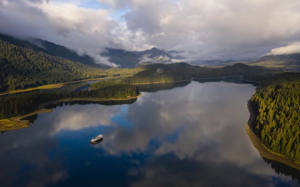 UnCruise's Wilderness Adventurer in Neka Bay