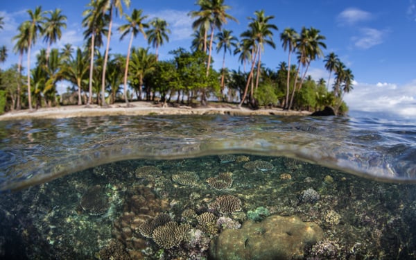 Bonegi Beach on Guadalcanal, Solomon Islands