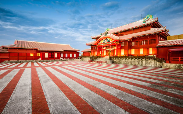 Shuri Castle in Naha, Okinawa