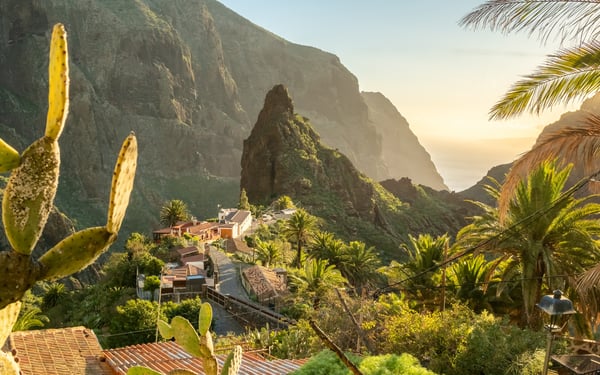 Masca Valley in Tenerife which you can visit on a Canary Islands & Azores cruise