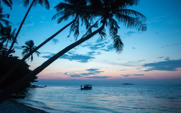 Sunset over Karimunjawa, Indonesia