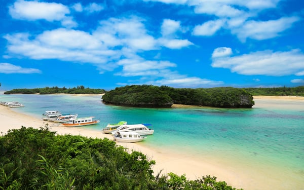 Kabira Bay in Ishigaki, Japan