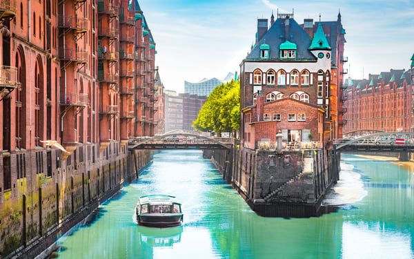 Speicherstadt in Hamburg, Germany