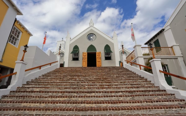 St Peter's church in St George's, Bermuda