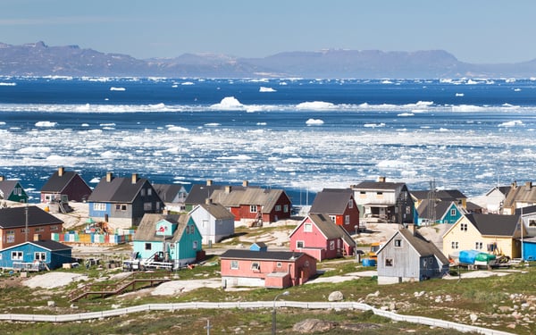 Houses in Ilulissat, Greenland
