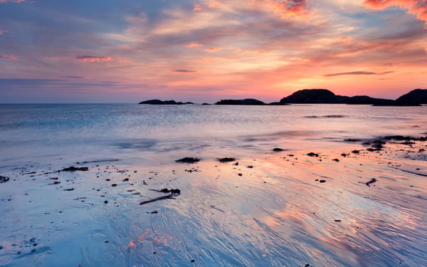 Sunset over Iona, Scotland
