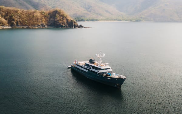 Aqua Expeditions' Aqua Blu in Komodo national park indonesia