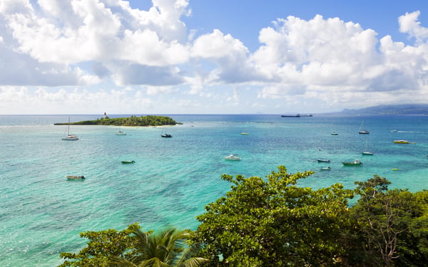View from Le Gosier, Guadeloupe