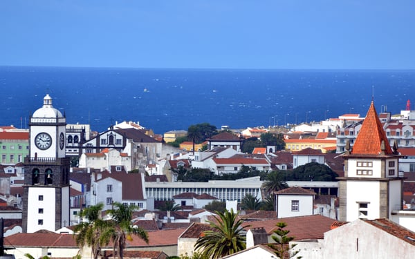 Skyline of Ponta Delgada, Azores