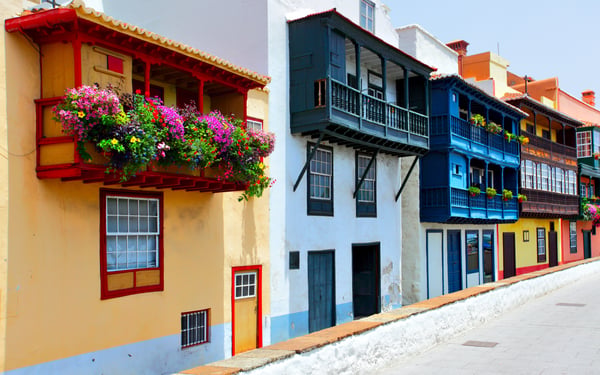 Balconies in Santa Cruz de La Palma