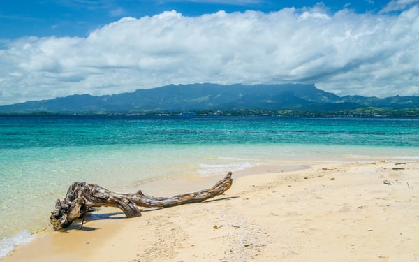 Desert island off the coast of Lautoka, Fiji