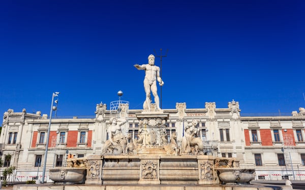 Neptune's fountain, Messina, Sicily