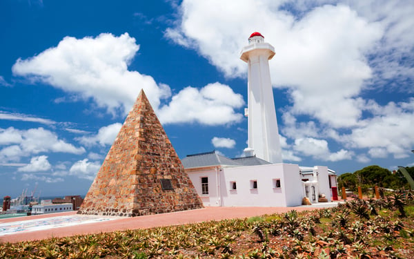 Lighthouse in Port Elizabeth, South Africa