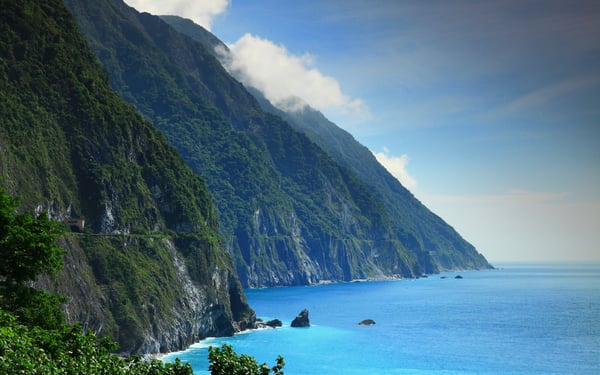 Cliffs near Hualien, Taiwan