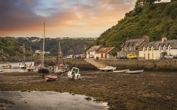 Fishguard in Pembrokeshire, Wales