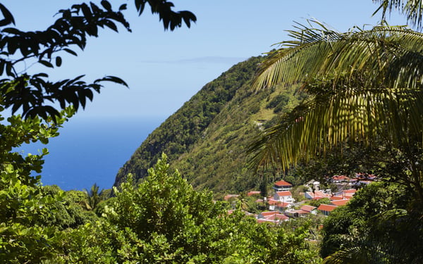 Saba island in the Dutch Caribbean