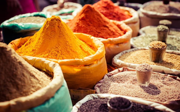 Visiting colourful spice markets on an Indian Ocean cruise