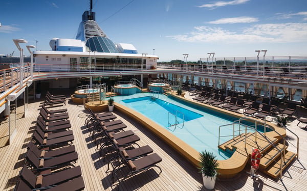 Silver Spirit, part of the Silversea fleet acquired by Royal Caribbean in 2018