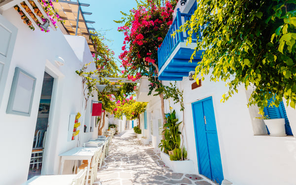 Streets of Paros, Greece