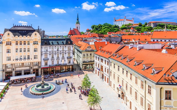 Bratislava castle and cathedral, Slovakia