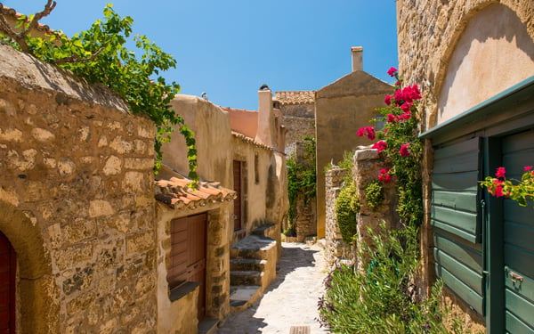 Streets of Monemvasia, Greece