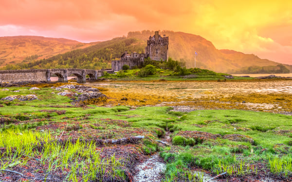 Eilean Donan castle near Kyle of Lochalsh, Scotland
