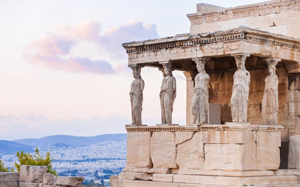 Erechtheion temple at the Acropolis, Athens