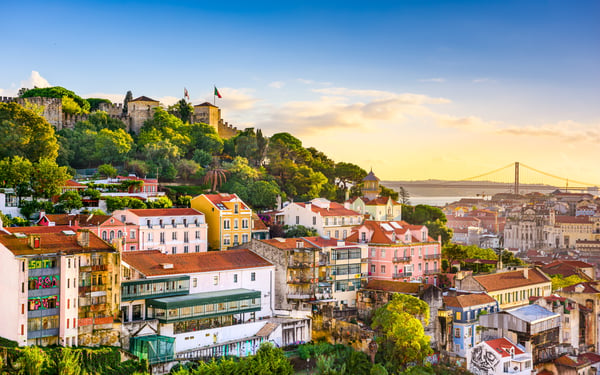 View of Sao Jorge Castle, Lisbon