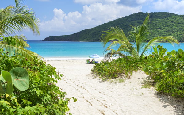 Flamenco beach, Isla Culebra, Puerto Rico