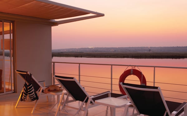 Sunset on Zambezi Queen